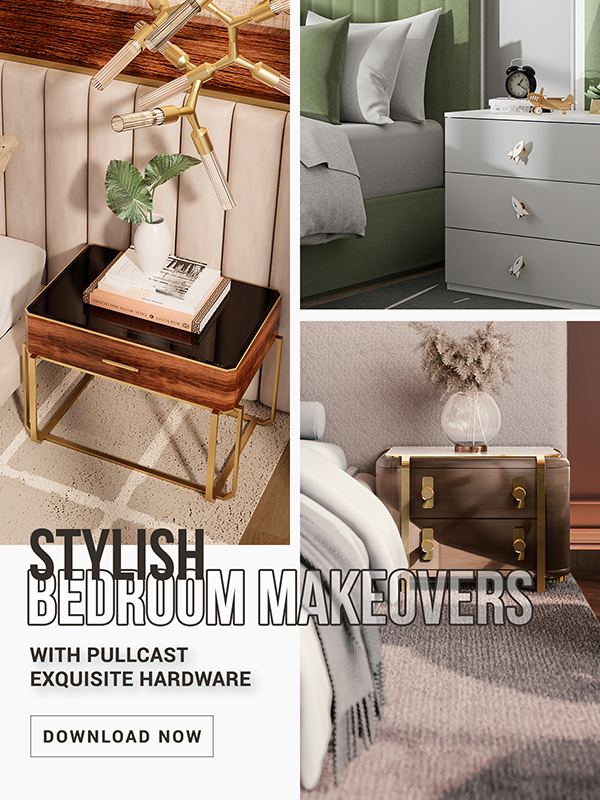 Discover the best decorative hardware options for your bedroom. Upscale your drawers, closets, nighstands, and doors with high-quality designs.