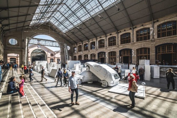 Famous Portuguese Artist VHILS Presents His Work in Paris