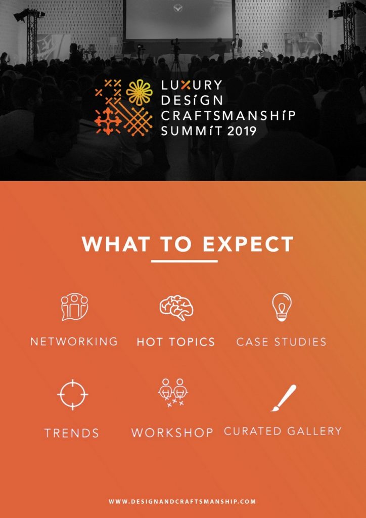 Presenting the 2nd Edition of The Luxury Design & Craftsmanship Summit