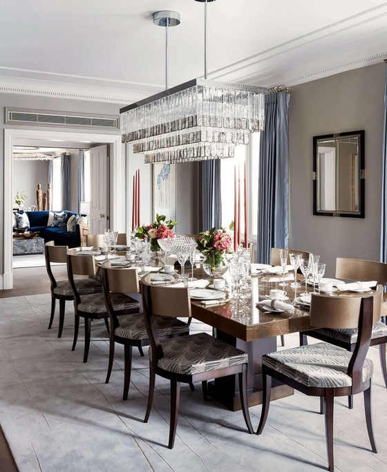Katharine Pooley's Dining Room Designs: 7 Luxurious Dining Rooms