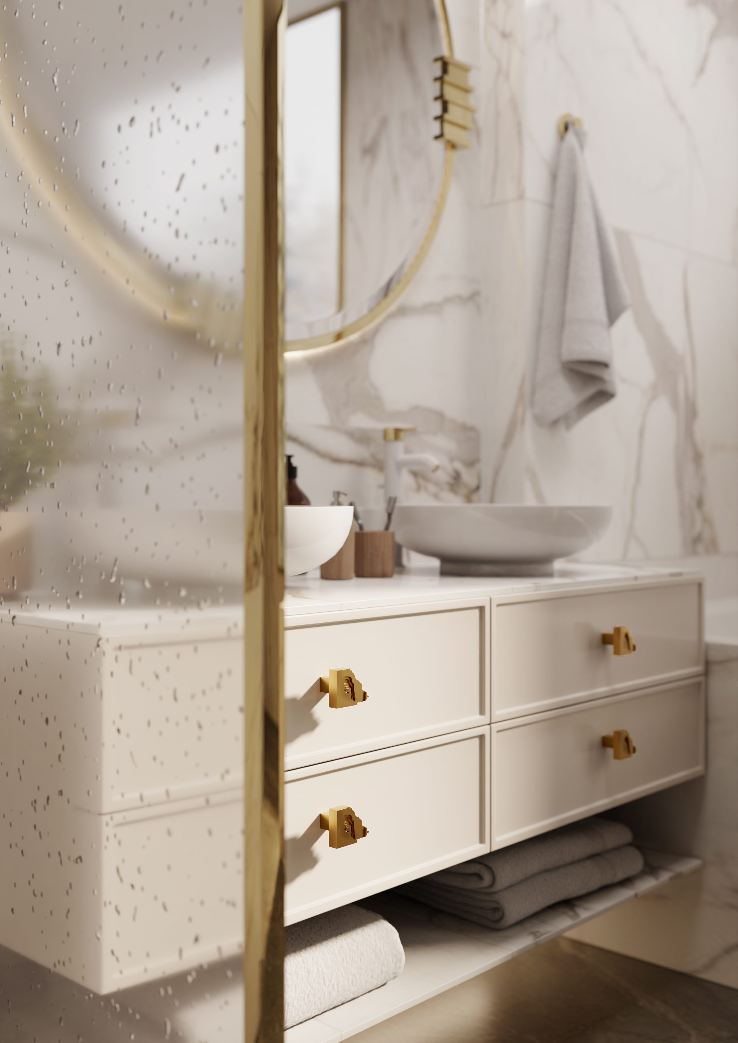 TRANSFORM YOUR BATHROOM: AN ARTISTIC REVOLUTION WITH HARDWARE DESIGN